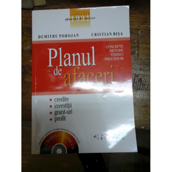 PLANUL DE AFACERI  -  Dumitru  POROJAN; Critian  BISA